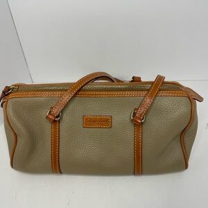 Dooney&Burke leather barrel shaped purse